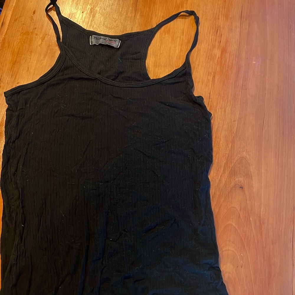 Michael Stars black ribbed tank
